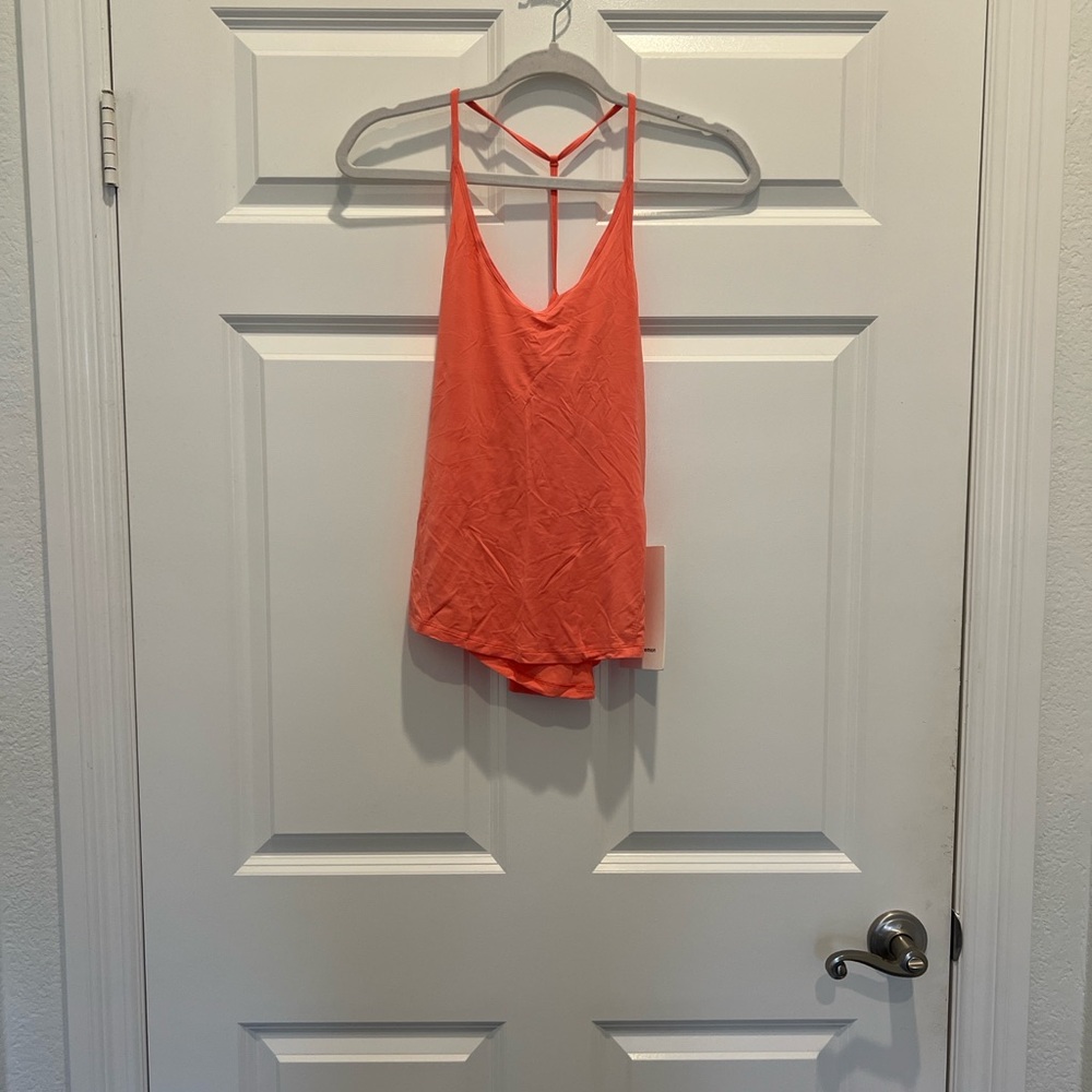 Lululemon Coral/ Pink Modal-Silk Yoga Tank Top 4